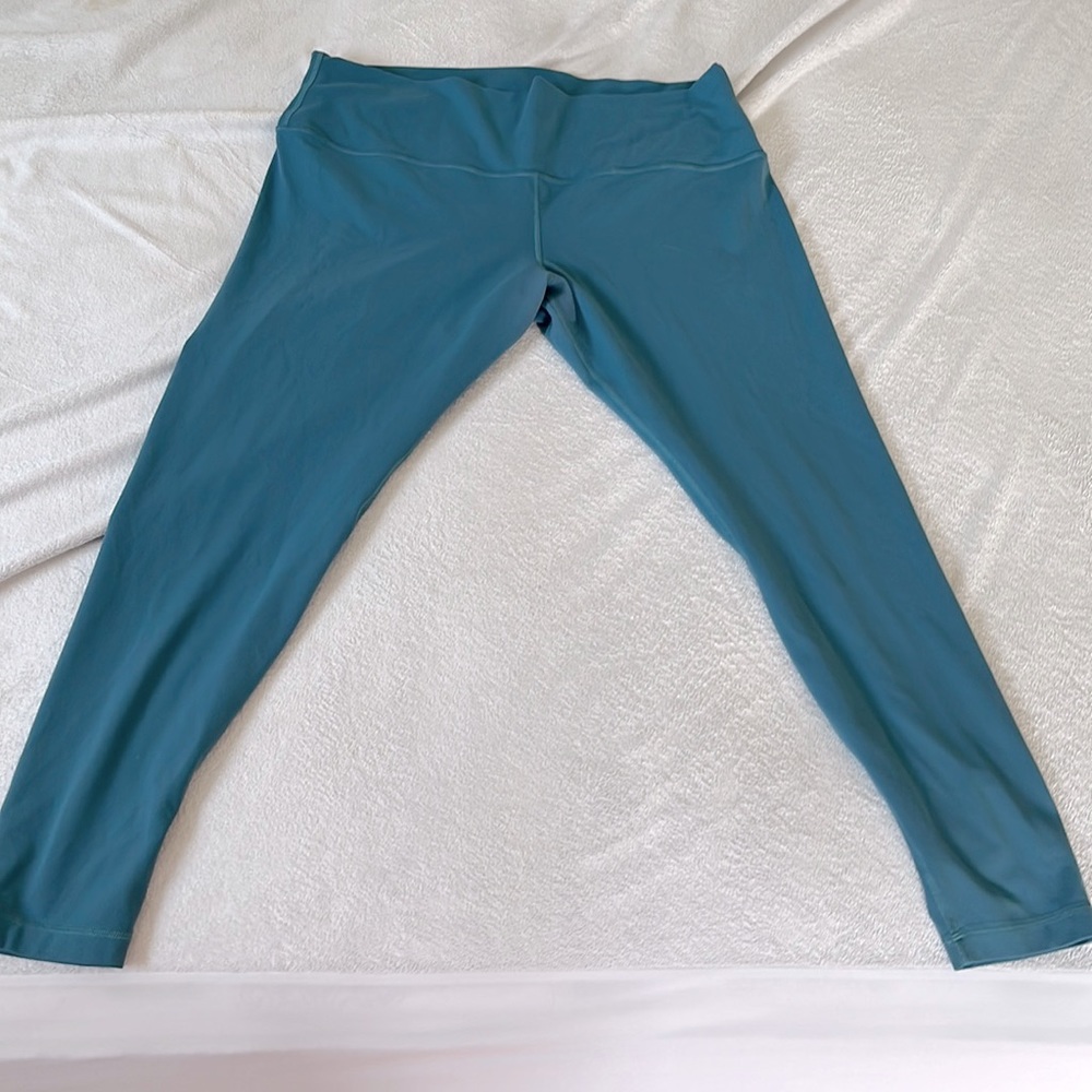 Teal Lululemon Align leggings EUC